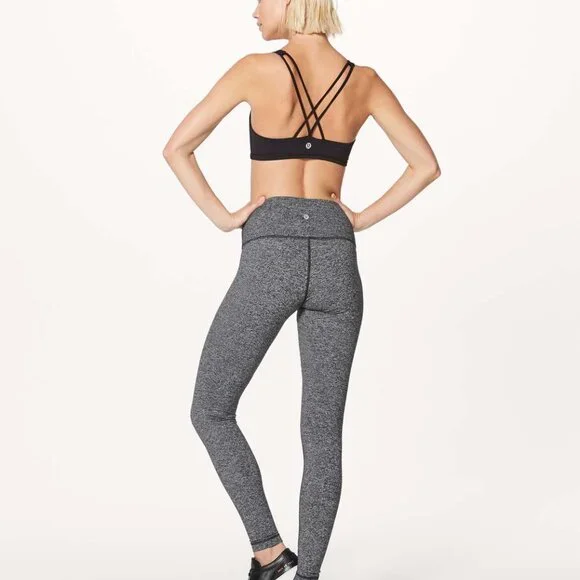 Lululemon Wunder Under High Rise 28" in Heathered Black - Picture 2 of 9